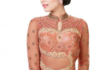 Glamorous Wedding Wear Designer Net Gown..