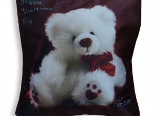 Teddy Bear Printed Cushion..