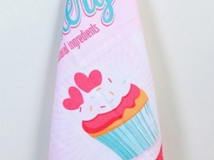 Cupcake Bakery Ultrasoft Kitchen Towel..