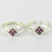 Amazing Party wear Pink onyx 925 Sterling Silver Toe Rings