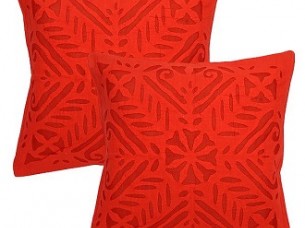 Handmade Applique work cushion cover..
