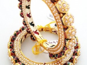 Ethnic Designer Jadau Bangle Bracelet..