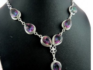 Awesome Color Changing !! Mystic Topaz 925 Sterling Silver..