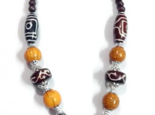 Funky Look Resin Beads Necklace..