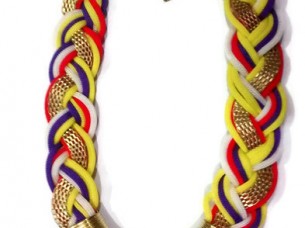 Women Funky Look Silk Thread Necklace..
