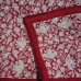 Soft Cotton Hand Block Printed Quilt in Red Design