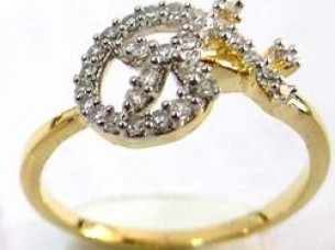 Elegant Design CZ Diamond Ring..