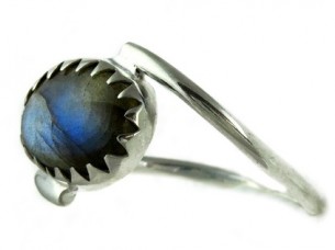 925 Sterling Silver Ring Labradorite Gemstone Ring At Whol..