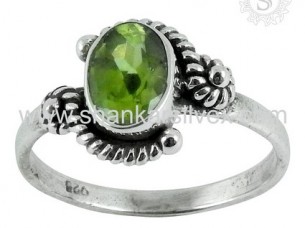 Peridot Jewelry Green Ring Supplier Gemstone 925 Silver Je..