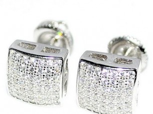 Best Offer Price Single Cut Diamond Earring 10k White Gold..