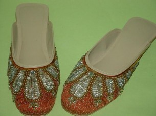 Ladies Beadwork Casual Shoes..