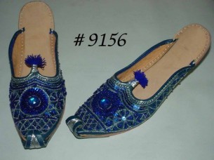 Handmade Fancy Ladies Beadwork Casual Shoes..