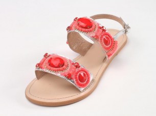 Red Color Girls Sandals..