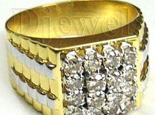 Gents Diamond Engagement Ring..