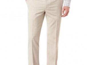 Flat Front Formal Textured Pants..