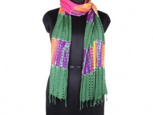 Vintage Look Rayon Net Scarf for Girls SC0210..