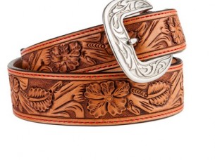 Beautiful Hand Carving High Quality Western Leather Belt..