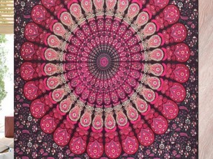 Mandala Tapestry Wall Hanging Beach Sheet , Superior Quali..