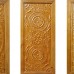 Engraved Teak Wooden Solid Doors