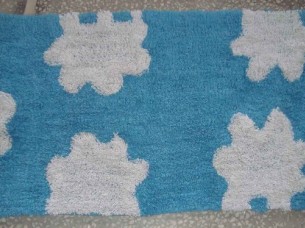 Children design bath mat cotton..