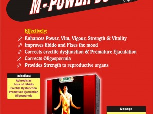 M-POWER-DS CAPS(IMPROVES VITALITY AND LIBIDO)..