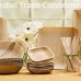 Natural Palm Disposable Areca Leaf Plates and Bowls