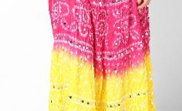 Rajasthani Cotton Pink Skirt