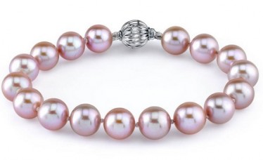 9k Pink Pearl Fashion Bracelet