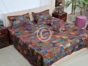 Fancy Printed Patchwork Adult Bed Sheet