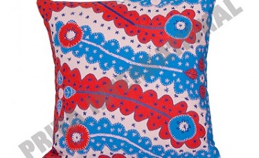 Colorful Beautiful Cutwork Cushion Cover