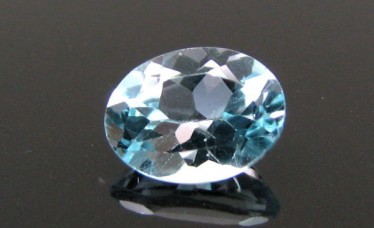 1.5Ct Natural Real Blue Topaz Oval Faceted Gemstone