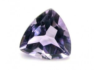 1.5Ct Natural Amethyst (Katella) Triangular Faceted Gemstone