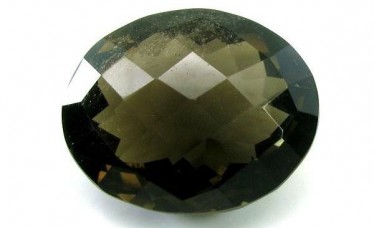 83.5Ct Oval Cut Natural Smoky Quartz Crystal Gemstone
