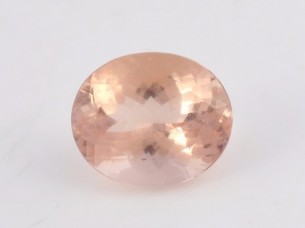 High Quality Natural oval cut peach morganite gemstones