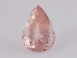 Super quality pear cut pink morganite stone