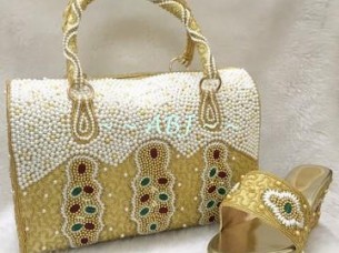 Hand bag with Shoes