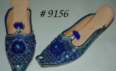 Handmade Fancy Ladies Beadwork Casual Shoes