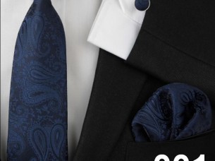 Latest Floral Printed Mens Fashion Silk Tie Sets