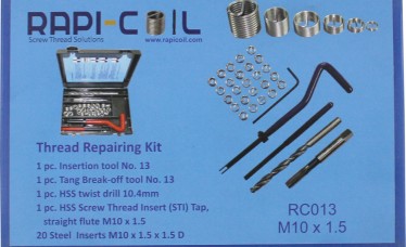 Thread Repairing Helical Kit (screw Thread Repairing) M10 X 1.5
