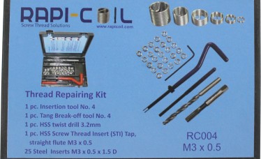 Thread Repairing Helical Kit (screw Thread Repairing) M2.5 X 0.45