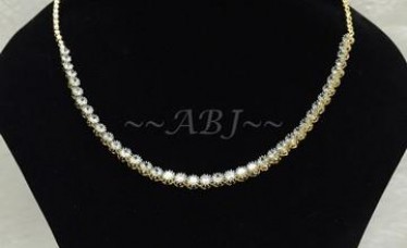 American Diamond String Necklace