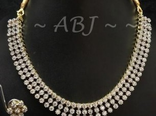 CZ American Diamond Necklace