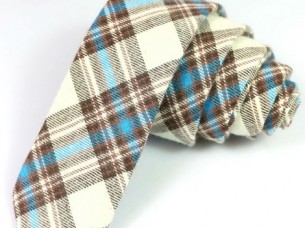 Newest 100% Cotton Men Skinny Neckties