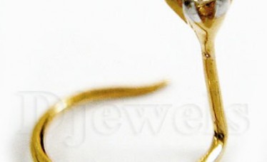 14k Gold Certified Diamond Nose Pin Jewelry