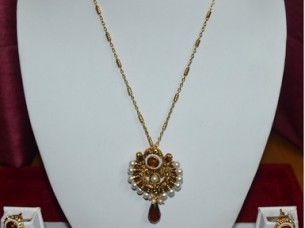 Imitation Jewelry Necklace Pendant Set India Manufacturers
