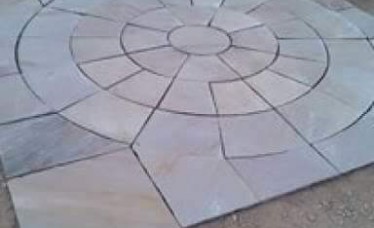 Sand stone and ceramic tiles
