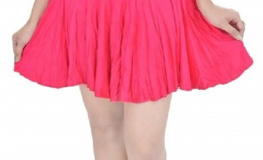 Hot look Girls Mini Skirt with Elastic Waist Band Partywear