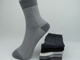 knee High Business Stripe Pattern Men Socks