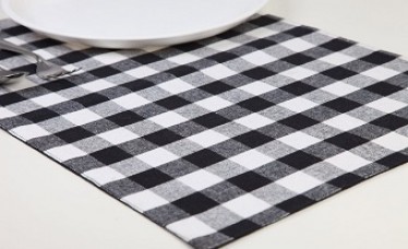 Best Quality Yarn Dyed Check Fused Placemat