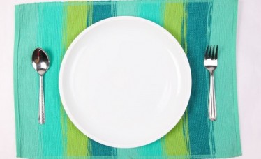 Cross Dyed Stripe Ribbed Placemat